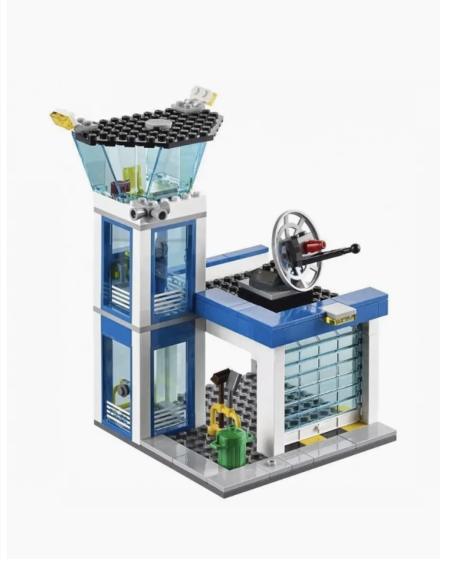 Конструктор Сити Полицейский участок 854 деталей