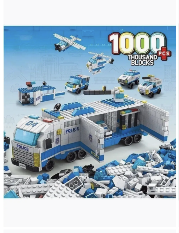Конструктор Полицейский участок 6в1 1000 дет 8978-4
