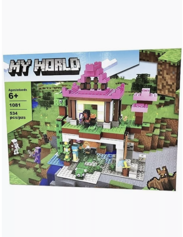 Конструктор Майнкрафт Площадка для тренировок 534 детали