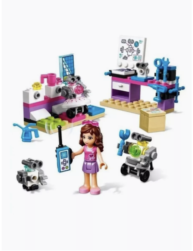 Конструктор Творческая Лаборатория Оливии 100 деталей Конструктор Творческая Лаборатория Оливии 100 деталей