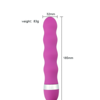 Вибратор Оки-Чпоки G Spot, стимулятор точки G, 18,5 х 3,5 см, розовый