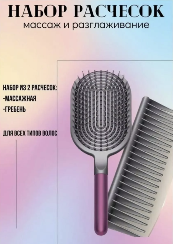 Набор расчесок Styling Set Purple new без ЛОГО