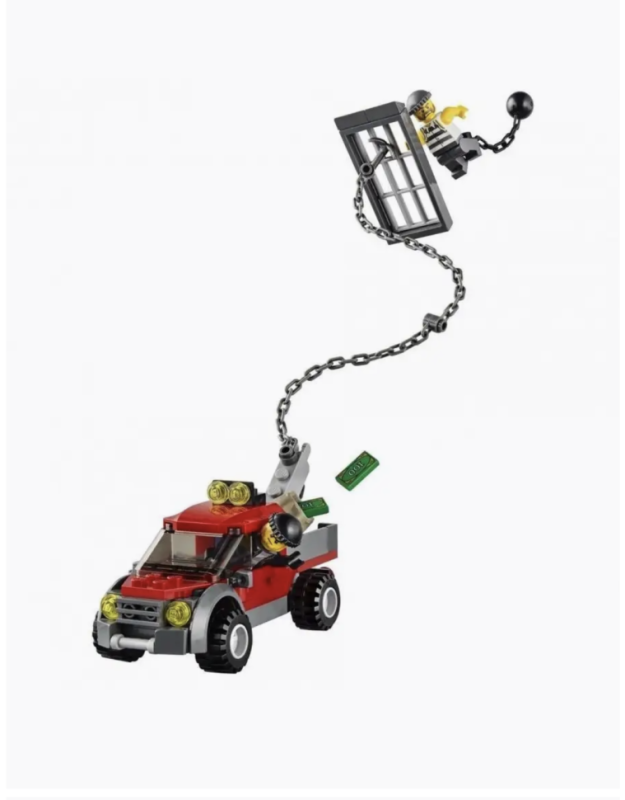 Конструктор Сити Полицейский участок 854 деталей