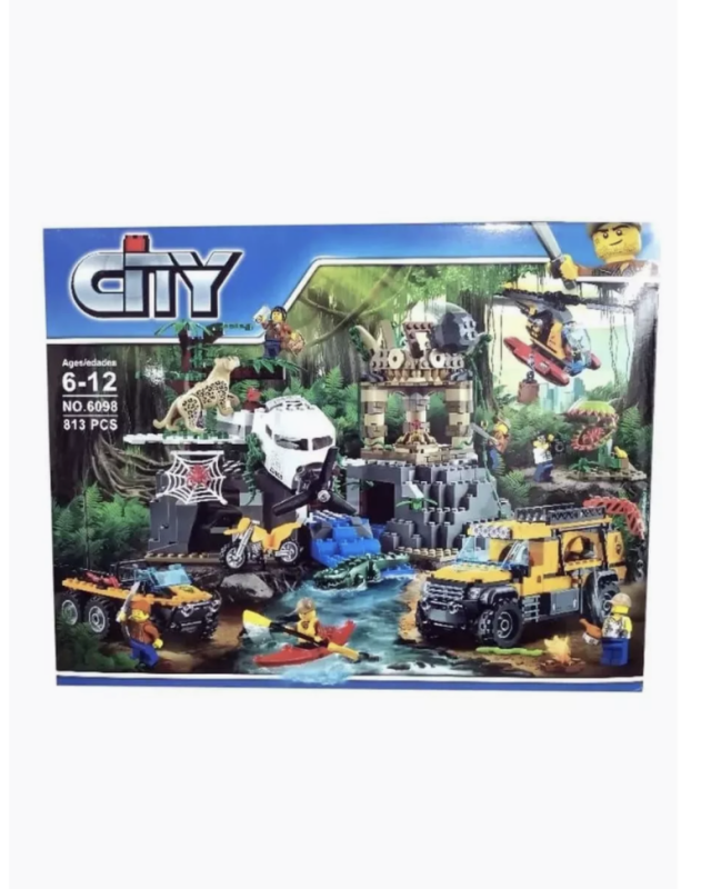 Конструктор База исследователей джунглей 813 детали