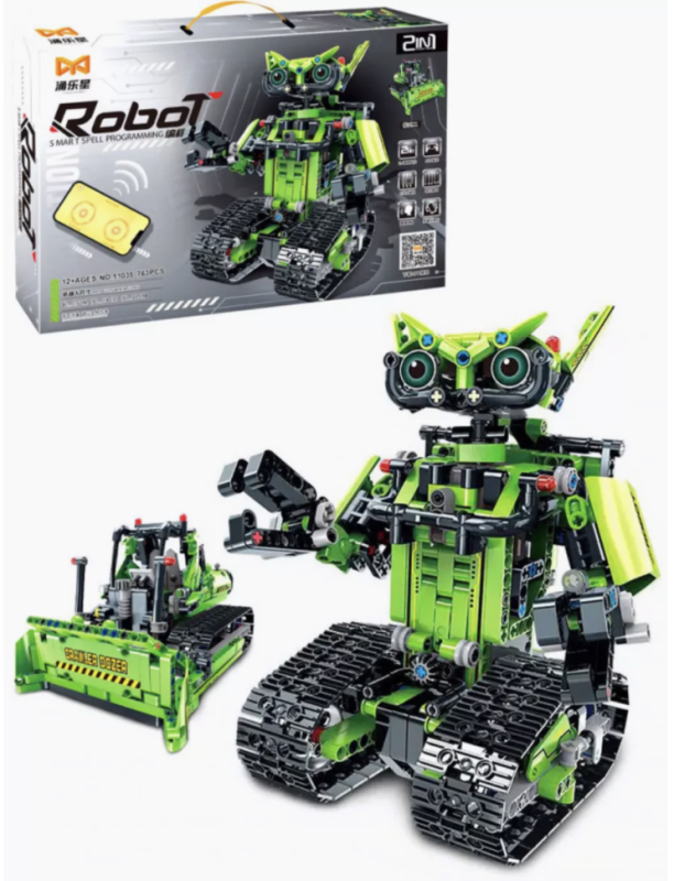 Конструктор Робот Трансформер 2в1 763 детали Конструктор Робот Трансформер 2в1 763 детали