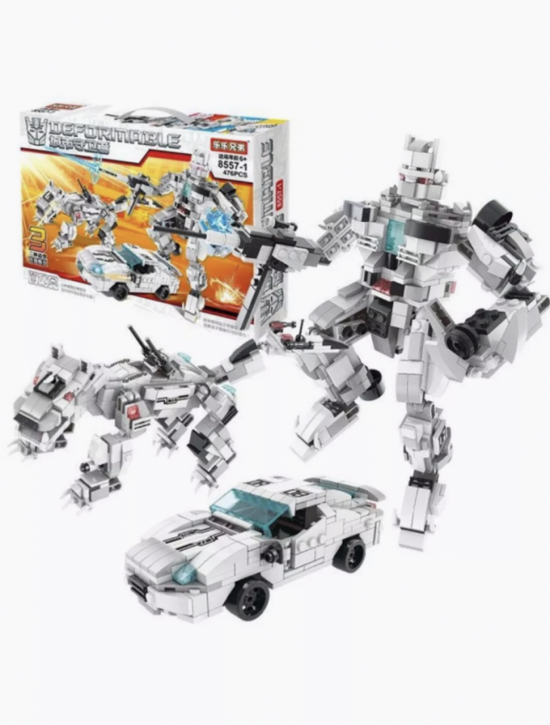 Конструктор робот трансформер 476 деталей