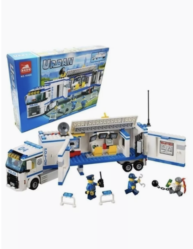 Конструктор Сити Выездной отряд полиции 375 деталей Конструктор Сити Выездной отряд полиции 375 деталей