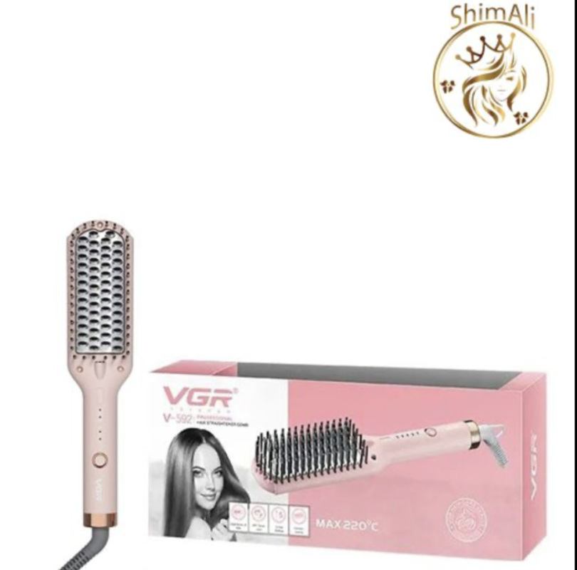 Фен щетка розовая VGR V-592