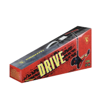 Cамокат GRAFFITI Drive, колёса PU 110/75 мм, ABEC 7, цвет красный