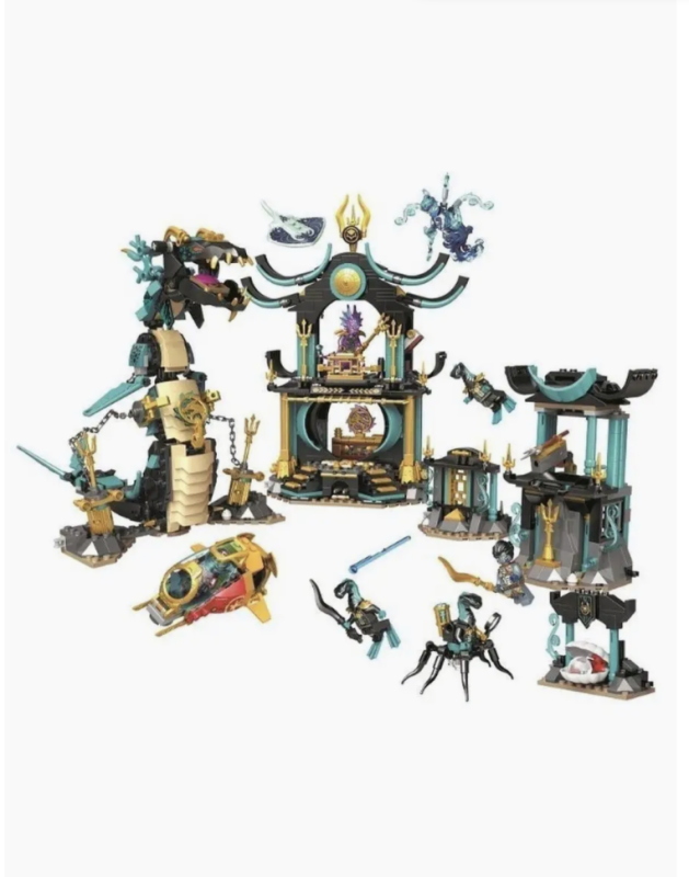 Конструктор Ниндзя Храм Бескрайнего моря 1060 деталей Конструктор Ниндзя Храм Бескрайнего моря 1060 деталей