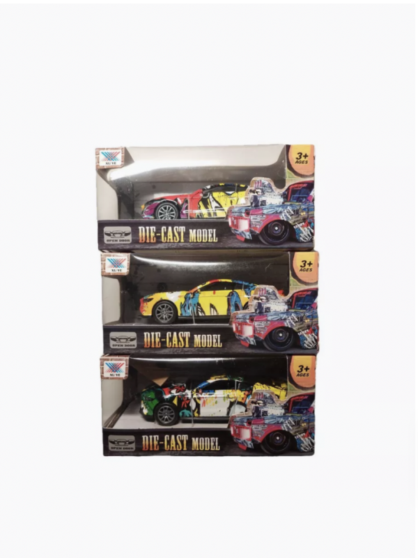 Машинка детская металлическая цветная