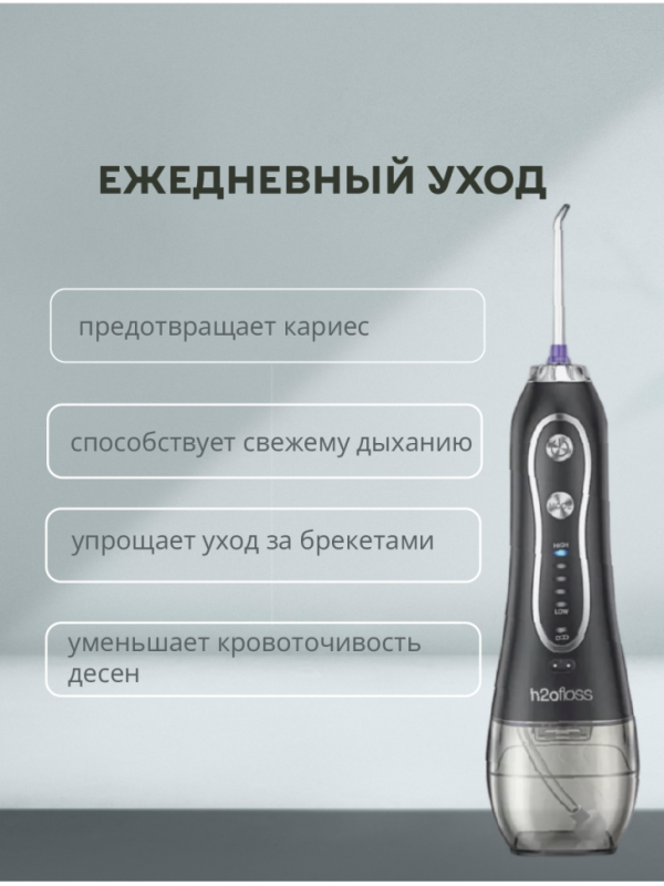 Ирригатор для зубов портативный с насадками