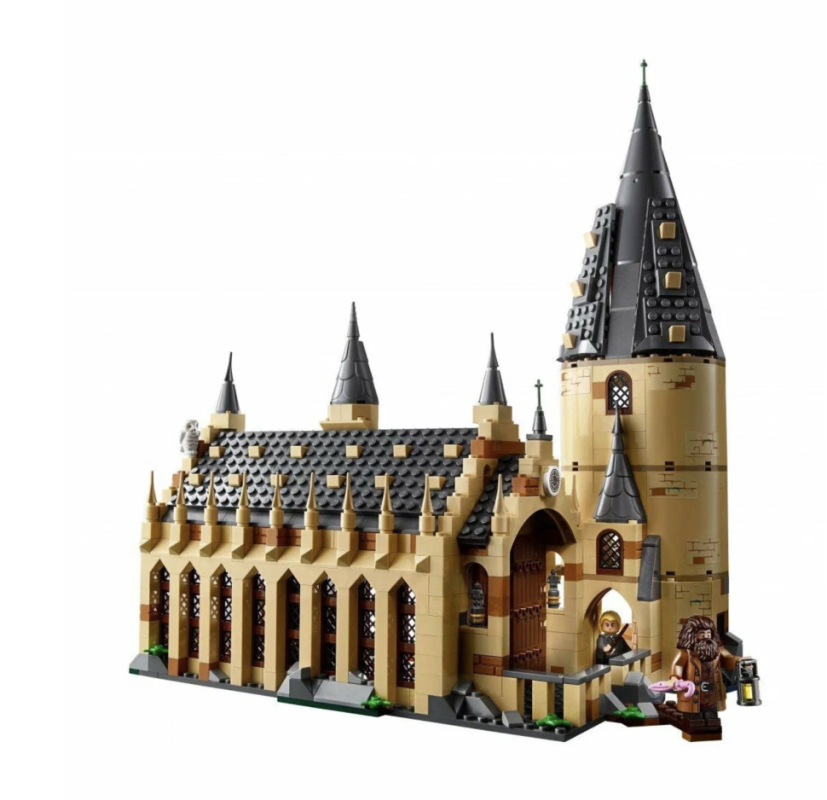 Конструктор Гарри Поттер: Большой зал Хогвартса 878 деталей 10 минифигурок