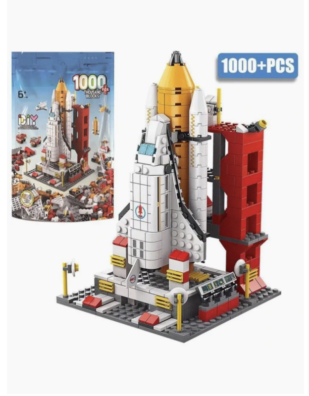 Лего трансформер 6в1 Ракета 1000 деталей Лего трансформер 6в1 Ракета 1000 деталей