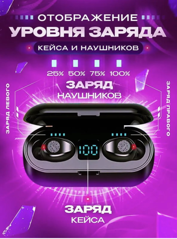 Беспроводные наушники F9 Беспроводные наушники F9
