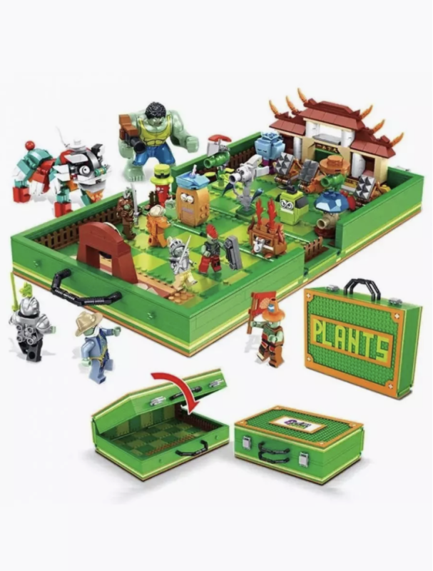 Конструктор Растения против зомби: Боевая арена 1123 детали