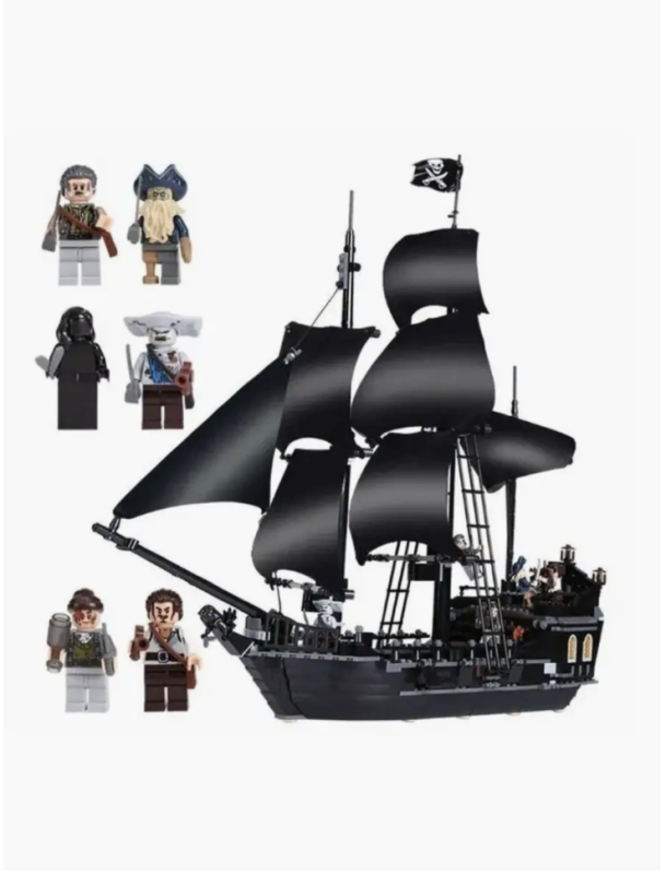 Конструктор Корабль Черная Жемчужина 804 деталей Конструктор Корабль Черная Жемчужина 804 деталей