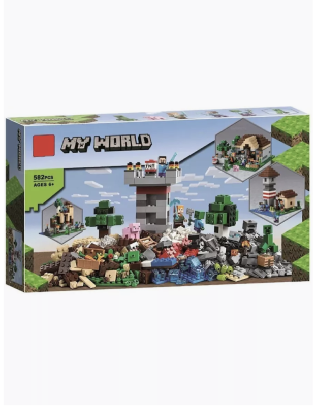 Конструктор Майнкрафт 612 деталей