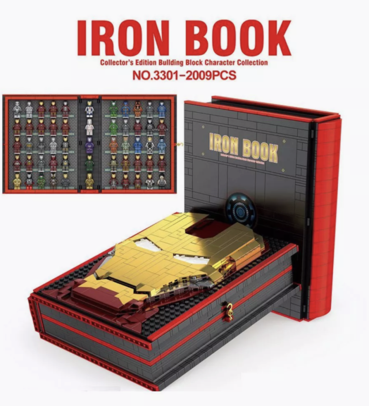 Конструктор Книга Железного Человека 2009 деталей