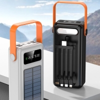 Повербанк с солнечной батареей 100000 mAh